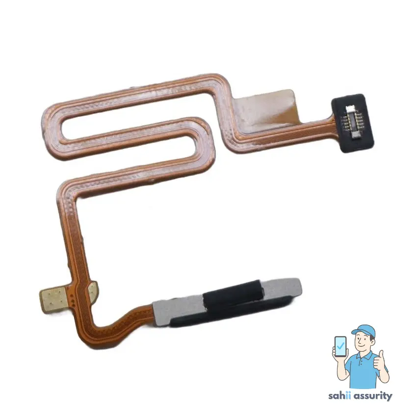 Fingerprint Sensor with Flex Cable for Realme Narzo 30 Pro 5G Black thumbnail